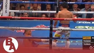 Highlights from Pacquiao vs Thurman [upl. by Howlond629]