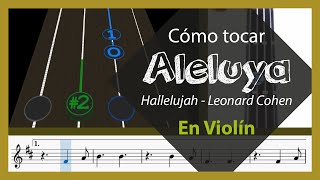 Cómo tocar quotAleluyaquot en Violin  Play along [upl. by Rosalinda]