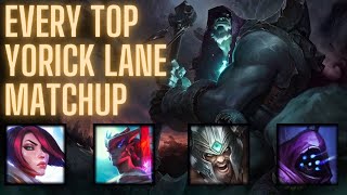 EVERY SEASON 12 TOP MATCHUP FOR YORICK [upl. by Launame165]