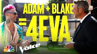 Blake Shelton Cant Stop Texting Adam Levine  The Voice Finale Results 2021 [upl. by Akinas]