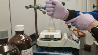 Acetylation of aniline [upl. by Sandon543]