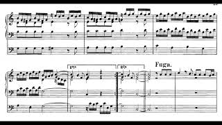 Bach  Prelude and Fugue in C major BWV 553 [upl. by Megargee]