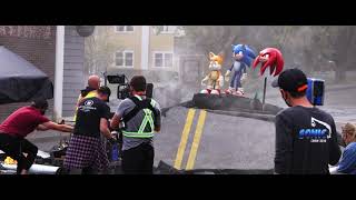 Sonic The Hedgehog 2 Behind the Scenes With Sonic Tails amp Knuckles [upl. by Feucht940]