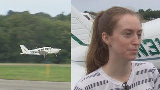 17YearOld Flies Again After Crash Landing During First Solo Flight [upl. by Wertz]