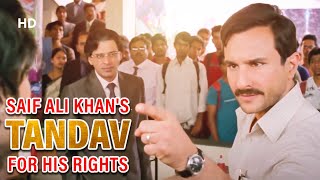 Saif Ali Khans quotTANDAVquot for his rights  Aarakshan  Deepika Padukone [upl. by Ardnoet426]