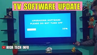 HOW TO UPDATE  UPGRADE TV SOFTWARE  TV FIRMWARE UPDATE [upl. by Lauro142]