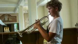 Trumpet Voluntary trumpet with organ J Clarke [upl. by Zima309]