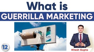 What is Guerrilla Marketing in Hindi  Guerrilla Marketing Ideas  Guerrilla Marketing Hitesh Gupta [upl. by Oxford330]