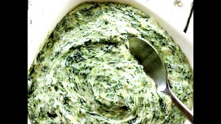 Easy Creamed Spinach Recipe [upl. by Eenar]