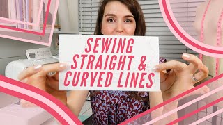 3 TIPS for Sewing Straight amp Curved Lines  Sewing Machine Basics [upl. by Stucker]