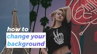 How to remove or change the background of any photo  PicsArt Tutorial [upl. by Chesnut659]