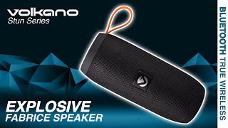 Explosive Bluetooth Wireless Speaker  Stun Series  Volkano [upl. by Marienthal]