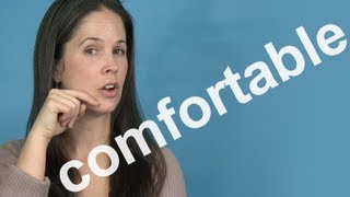 How to Pronounce COMFORTABLE  AMERICAN ENGLISH PRONUNCIATION [upl. by Radford]