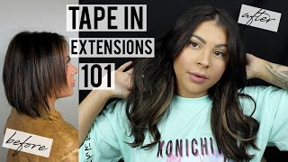 EVERYTHING YOU NEED TO KNOW ABOUT TAPE IN EXTENSIONS  PRICE MAINTENANCE ETC  HAIRTALK [upl. by Elsi]