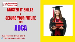 Power Vision Presents The Ultimate ADCA Diploma [upl. by Rozek]