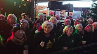 WHAT CHRISTMAS MEANS TO ME Rock Choir at Birkdale Lights Switch On 1st December 2024 [upl. by Eelibuj]