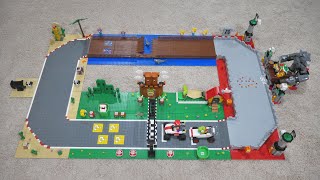 LEGO Mario Kart Track MOC Build Details [upl. by Anchie]