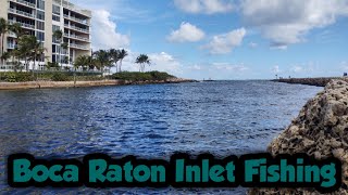 Fishing the Boca Raton Inlet [upl. by Ylrad499]