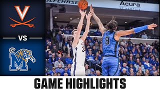 Virginia vs Memphis Game Highlights  202324 ACC Mens Basketball [upl. by Micky]