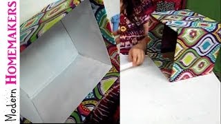 How To Cover A Box With Fabric [upl. by Harihat]