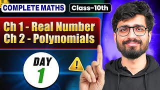 Class 10 Maths  Day 1  Real Numbers amp Polynomials  Class 10  Alakh Pandey  Ritik Sir [upl. by Fidelia]