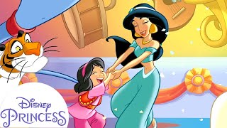 Jasmine Is My Baby Sitter  Disney Princess ReadAlongs [upl. by Attenborough]