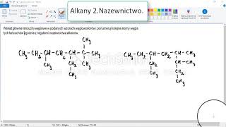 Nazewnictwo Alkany Węglowodory [upl. by Hiett]