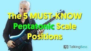 The 5 MUST KNOW Pentatonic Scale Positions [upl. by Anelem]