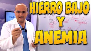 HIERRO BAJO y ANEMIA  Enfermedades 37 [upl. by Weinberg]