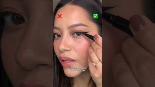 Eyeliner technique for hooded eyes [upl. by Dulcinea]