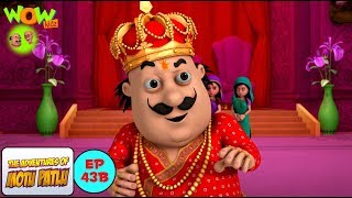 Motu Patlu Cartoons In Hindi  Animated cartoon  Prince Motu Wow Kidz [upl. by Aneehsit]