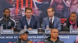 Dillian Whyte vs Dereck Chisora 2  UNDERCARD PRESS CONFERENCE  Matchroom Boxing [upl. by Valente737]