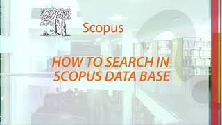 How to search in Scopus database [upl. by Notkcorb]