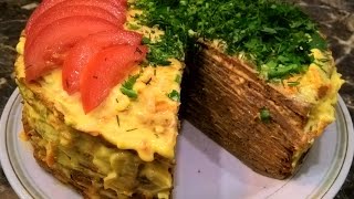 ПЕЧЕНОЧНЫЙ ТОРТ Самый Вкусный и Удачный Рецепт Закусочный Торт из печени [upl. by Brawner]