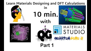 Introduction to Materials Studio Molecular Modeling Part 1 [upl. by Skiest]