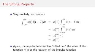 The ContinuousTime Unit Impulse Function 34 [upl. by Refinnej]