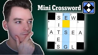 ASMR Solving Mini Crossword Puzzles [upl. by Darnok]