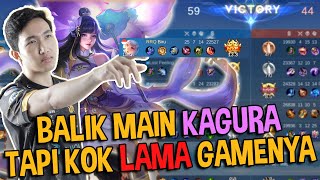 GAME TERLAMA PAKAI KAGURA  Mobile Legends [upl. by Enautna]