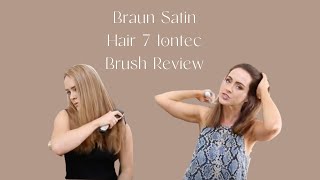 Beauticate Braun Satin Hair 7 Iontec Brush Review [upl. by Hearsh]