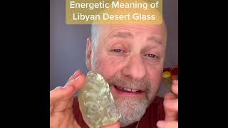 Libyan Desert Glass LDG metaphysical meaning [upl. by Aikemehs896]