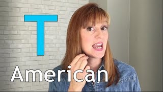 American Accent Training  American T  Flap T [upl. by Madelena]