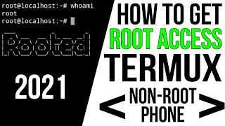 How to Get ROOT Access on Termux  Temporary Root Termux without Rooting Phone  Termux Sudo 2021 [upl. by Nagaer417]