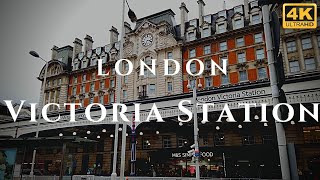 London Victoria Station Walk Through England 4K [upl. by Garnes926]