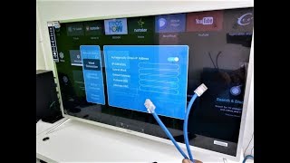 How to Setup Ethernet Wired Internet Connection For TV Easy [upl. by Solitta]