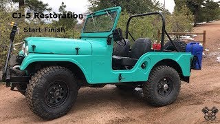 1965 Jeep CJ5 Restoration Full Video [upl. by Ching]