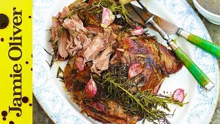 Italian Roast Leg of Lamb  Jamie Oliver [upl. by Gavin227]