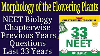 Morphology of flowering plants class 11 neet previous year questions [upl. by Boulanger]