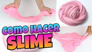 DIY  Como Hacer SLIME  FÁCIL Y SIN BÓRAX  NatyGloss [upl. by Enihpets]