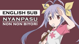 Nyanpasu Yabure Kabure Original English Sub 4K  Non Non Biyori  Lyric  Cute Girl Song TikTok [upl. by Munroe290]