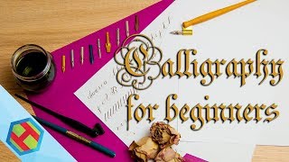 Calligraphy for complete beginners  how to get started [upl. by Yetnom]